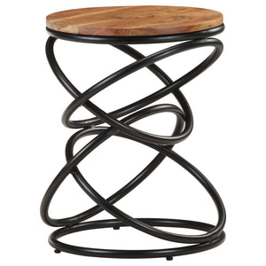 vidaXL Side Table 40x40x52 cm Solid Acacia Wood