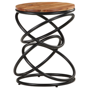 vidaXL Side Table 40x40x52 cm Solid Acacia Wood