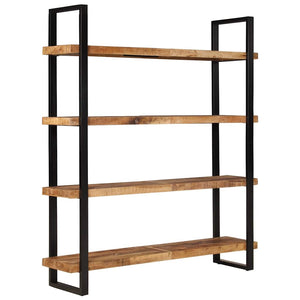 Bücherregal aus Mangoholz, 4 Böden, 160 cm