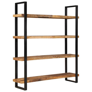 Bücherregal aus Mangoholz, 4 Böden, 160 cm