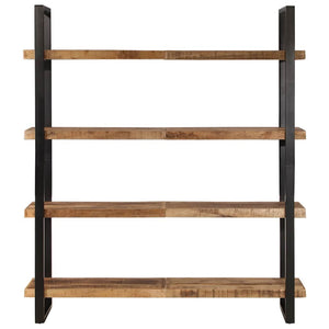 Bücherregal aus Mangoholz, 4 Böden, 160 cm