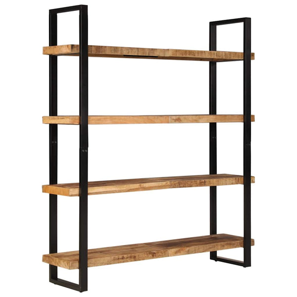 Bücherregal aus Mangoholz, 4 Böden, 160 cm