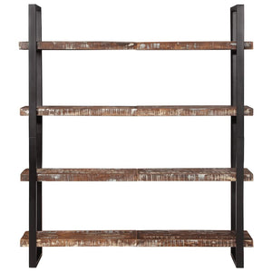 Bücherregal Altholz Massiv 160x180 cm