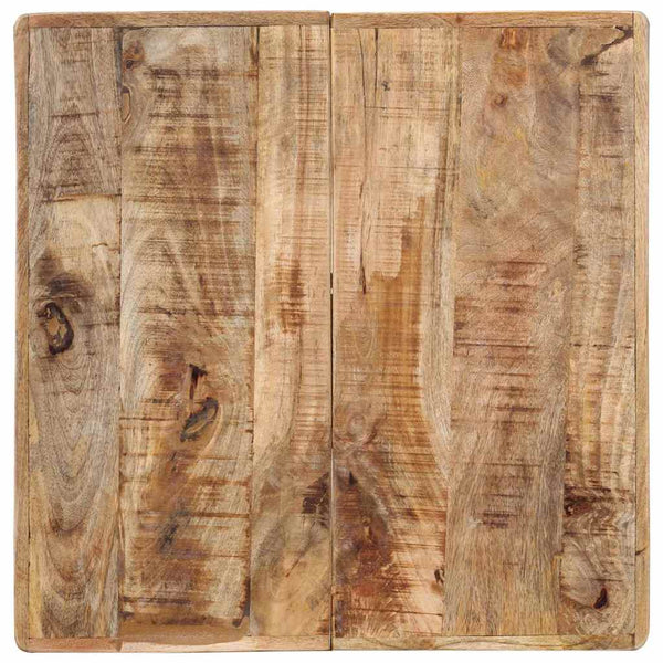Bistrotisch Raues Mangoholz 60x60 cm