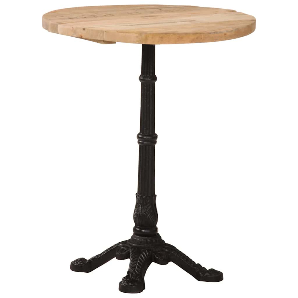 Bistrotisch Ø60cm Raues Mangoholz