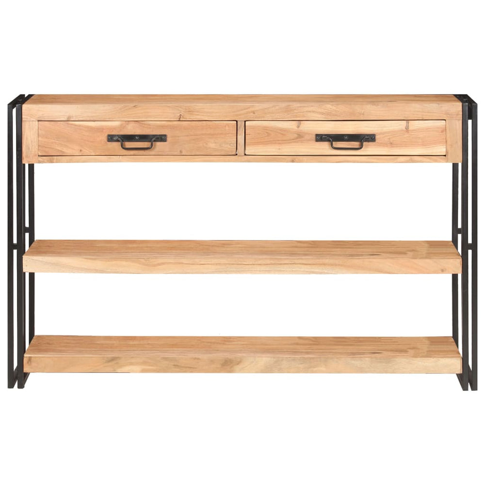 vidaXL Sideboard 120x30x75 cm Solid Acacia Wood