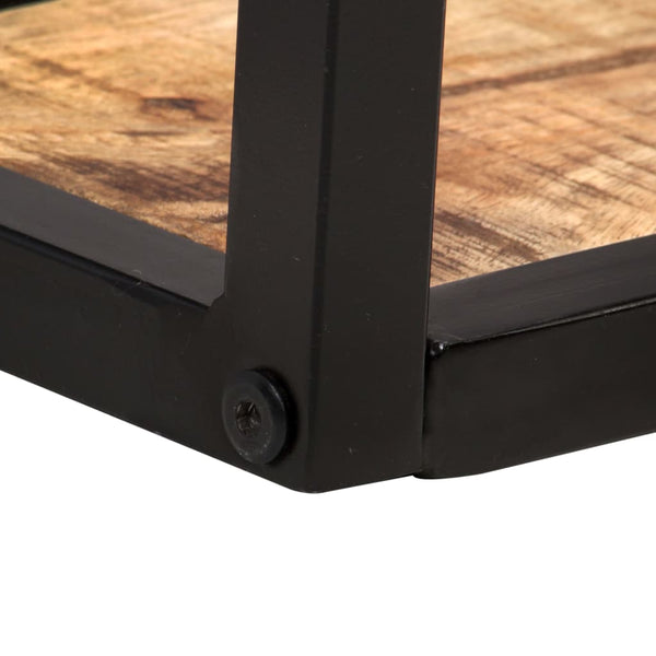 vidaXL Wall Shelves 2 pcs. 80 cm Rough Mango Wood