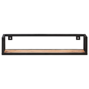 vidaXL Wall Shelves 2 pcs. 80 cm Solid Acacia Wood