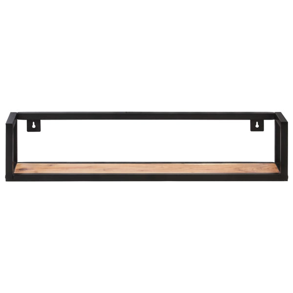 vidaXL Wall Shelves 2 pcs. 80 cm Solid Acacia Wood