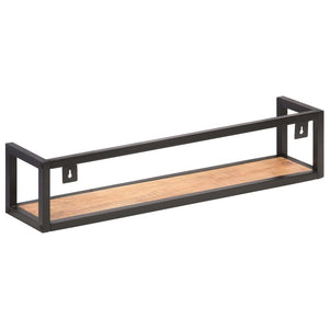 vidaXL Wall Shelves 2 pcs. 80 cm Solid Acacia Wood