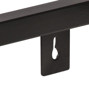 vidaXL Wall Shelves 2 pcs. 120 cm Rough Mango Wood