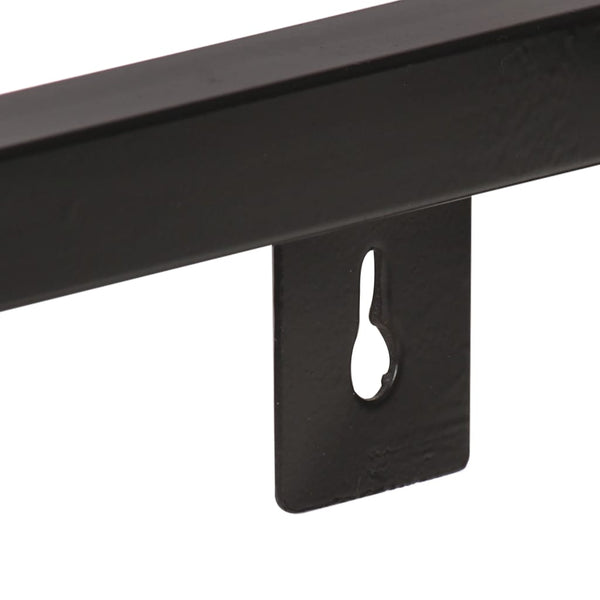 vidaXL Wall Shelves 2 pcs. 120 cm Rough Mango Wood