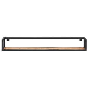 vidaXL Wall Shelves 2 pcs. 120 cm Solid Acacia Wood