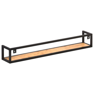 vidaXL Wall Shelves 2 pcs. 120 cm Solid Acacia Wood
