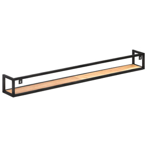 vidaXL Wall Shelves 2 pcs. 160 cm Solid Acacia Wood