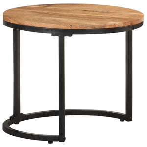 vidaXL Side Tables 3 pcs. Solid Acacia Wood
