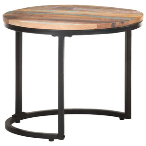 vidaXL Side Tables 3 pcs. Recycled Solid Wood