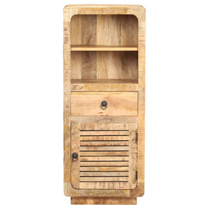 Highboard aus Mangoholz, 45x32x110 cm