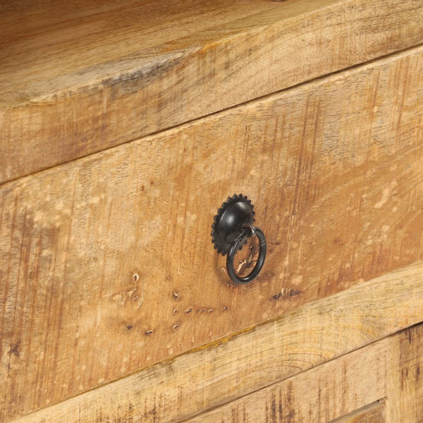 Highboard aus Mangoholz, 45x32x110 cm