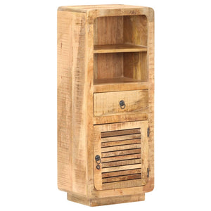 Highboard aus Mangoholz, 45x32x110 cm