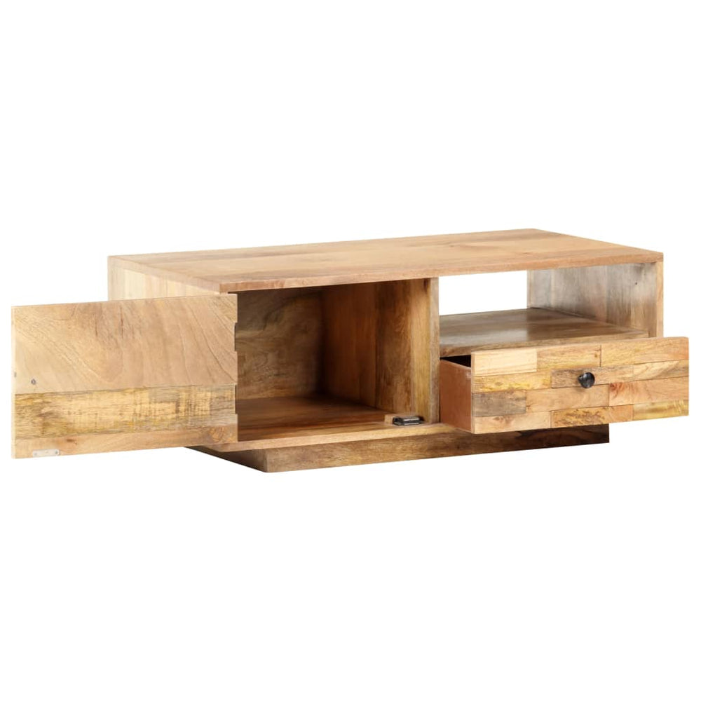 Couchtisch Mango Massivholz 90x50 cm