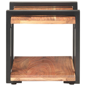 vidaXL Bedside Cabinet 50x40x40 cm Solid Acacia Wood