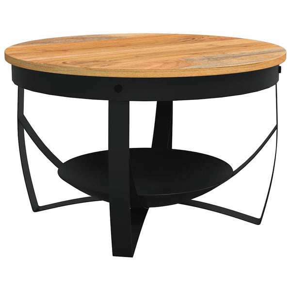 vidaXL Coffee Table Ø68x43 cm Solid Acacia Wood