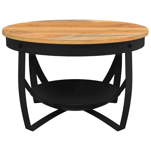 vidaXL Coffee Table Ø68x43 cm Solid Acacia Wood