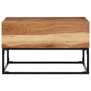 vidaXL Coffee Table 68x68x41 cm Solid Acacia Wood
