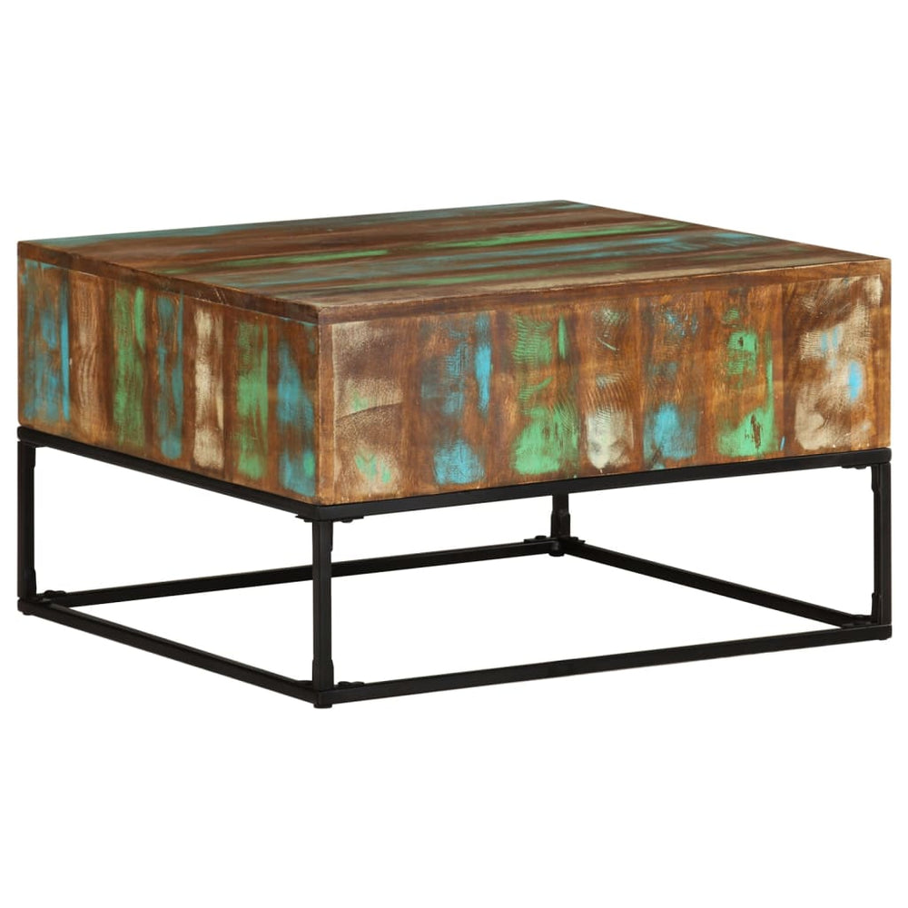 vidaXL Coffee Table 68x68x41 cm Solid Reclaimed Wood