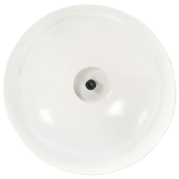 vidaXL Industrial Hanging Lamp 58 cm White E27