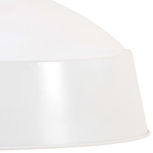 vidaXL Industrial Hanging Lamp 58 cm White E27