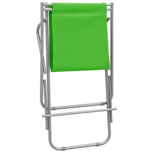 vidaXL Rocking Chairs 2 pcs. Steel Green