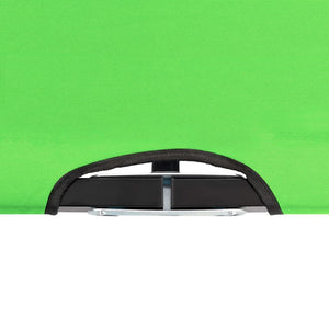 vidaXL Folding Double Sun Lounger Green Steel