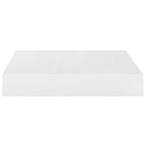 vidaXL Floating Shelves 4 pcs High Gloss White 23x23.5x3.8 cm MDF