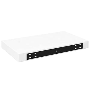 vidaXL Floating Wall Shelf High Gloss White 40x23x3.8 cm MDF