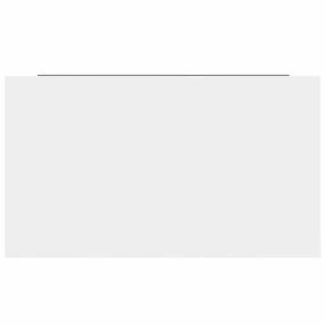 vidaXL Floating Wall Shelf High Gloss White 40x23x3.8 cm MDF