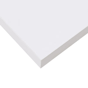 vidaXL Floating Shelves 2 pcs High Gloss White 40x23x3.8 cm MDF