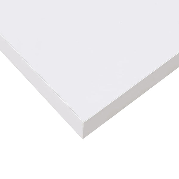 vidaXL Floating Shelves 2 pcs High Gloss White 40x23x3.8 cm MDF
