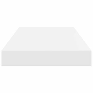 vidaXL Floating Shelves 2 pcs High Gloss White 40x23x3.8 cm MDF