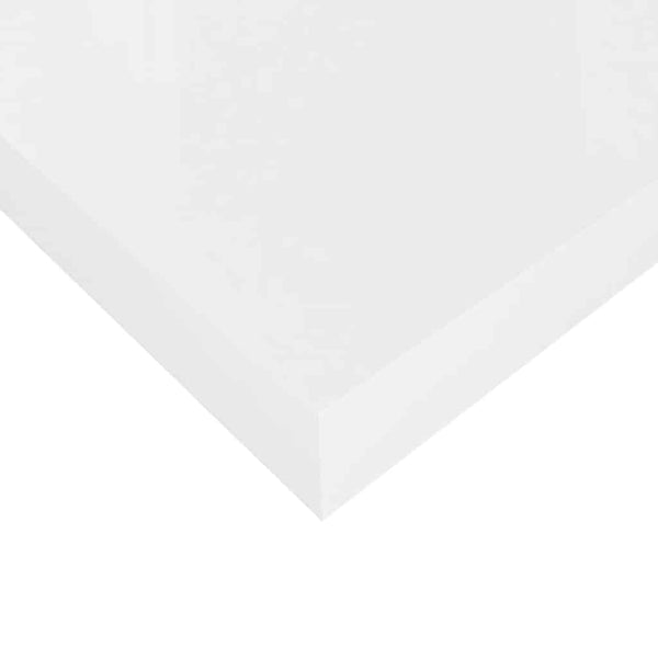 vidaXL Floating Shelves 4 pcs. High Gloss White 40x23x3.8 cm MDF