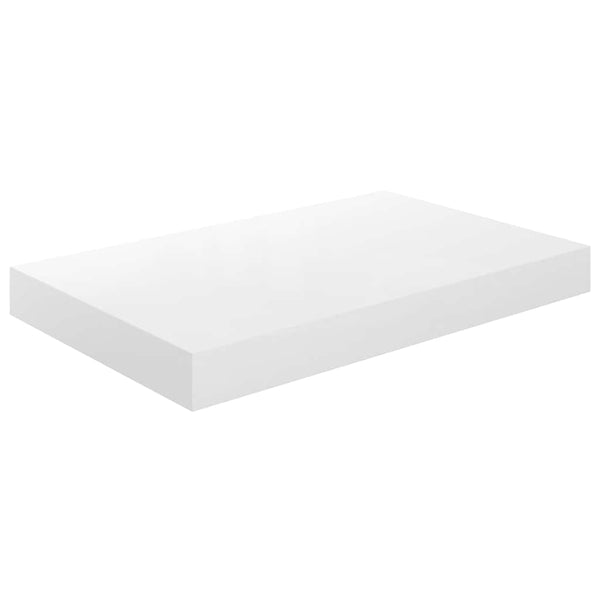 vidaXL Floating Shelves 4 pcs. High Gloss White 40x23x3.8 cm MDF