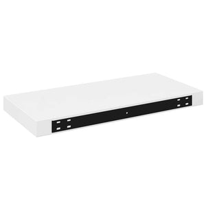 vidaXL Floating Wall Shelf High Gloss White 50x23x3.8 cm MDF