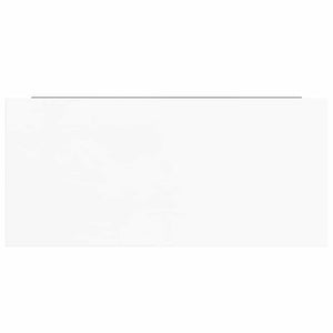 vidaXL Floating Wall Shelf High Gloss White 50x23x3.8 cm MDF