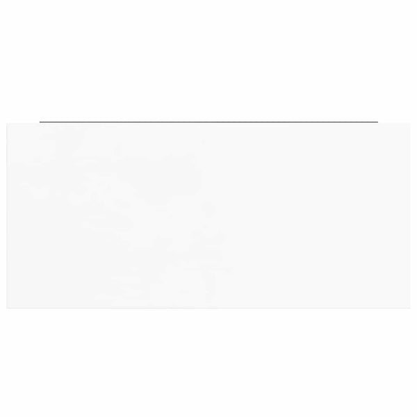 vidaXL Floating Wall Shelf High Gloss White 50x23x3.8 cm MDF