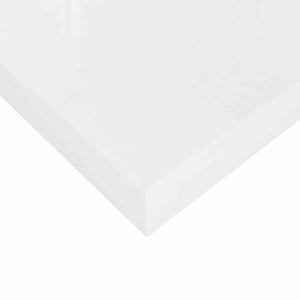 vidaXL Floating Wall Shelf High Gloss White 50x23x3.8 cm MDF