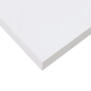 vidaXL Floating Shelves 2 pcs High Gloss White 50x23x3.8 cm MDF