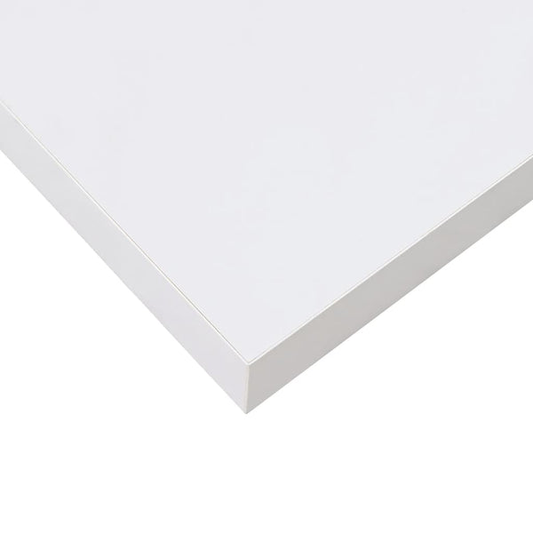 vidaXL Floating Shelves 2 pcs High Gloss White 50x23x3.8 cm MDF