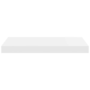 vidaXL Floating Shelves 2 pcs High Gloss White 50x23x3.8 cm MDF