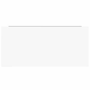 vidaXL Floating Shelves 4 pcs. High Gloss White 50x23x3.8 cm MDF